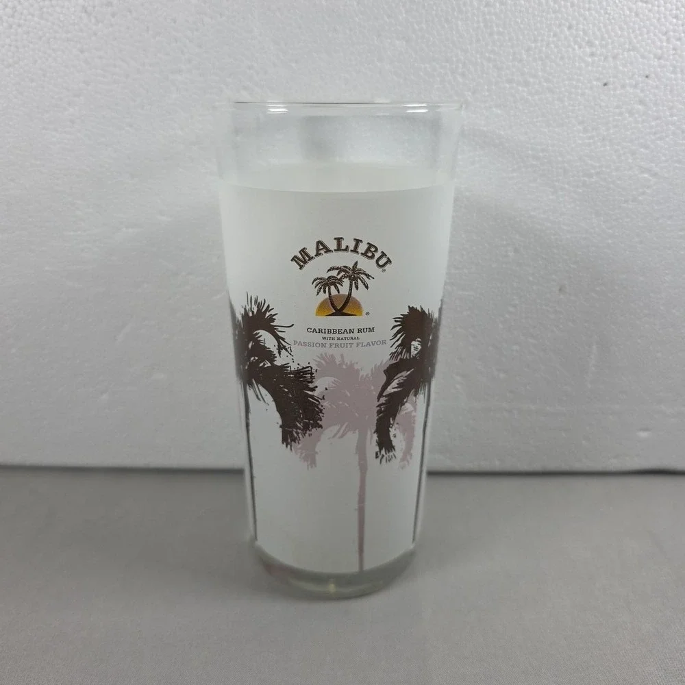 Malibu Caribbean‎ Passion Fruit White Rum Liqueur Drinking Glass